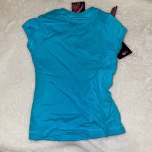 little girl blue shirt